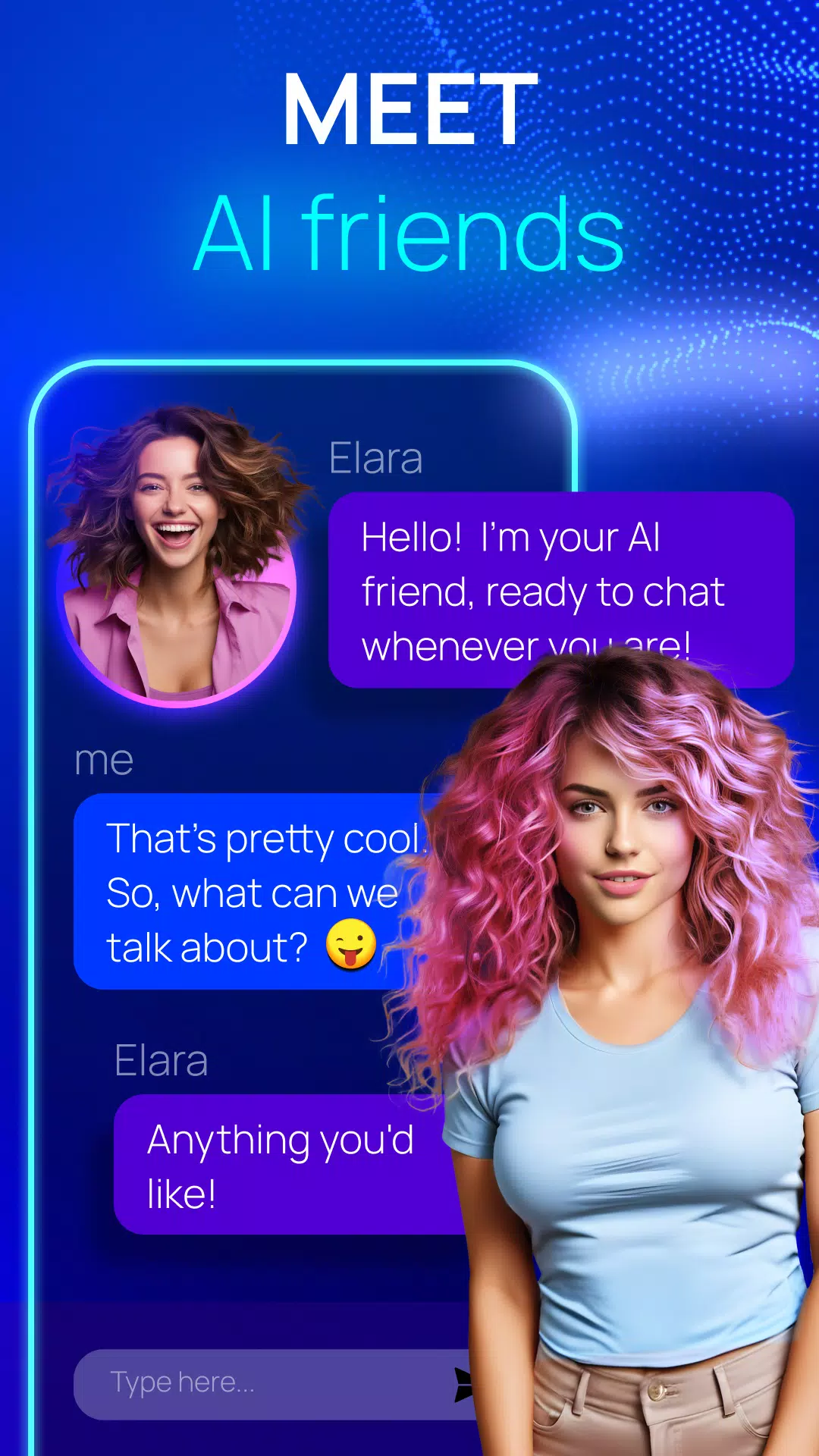 SoulPartner: Chat AI Friend Schermafbeelding 1