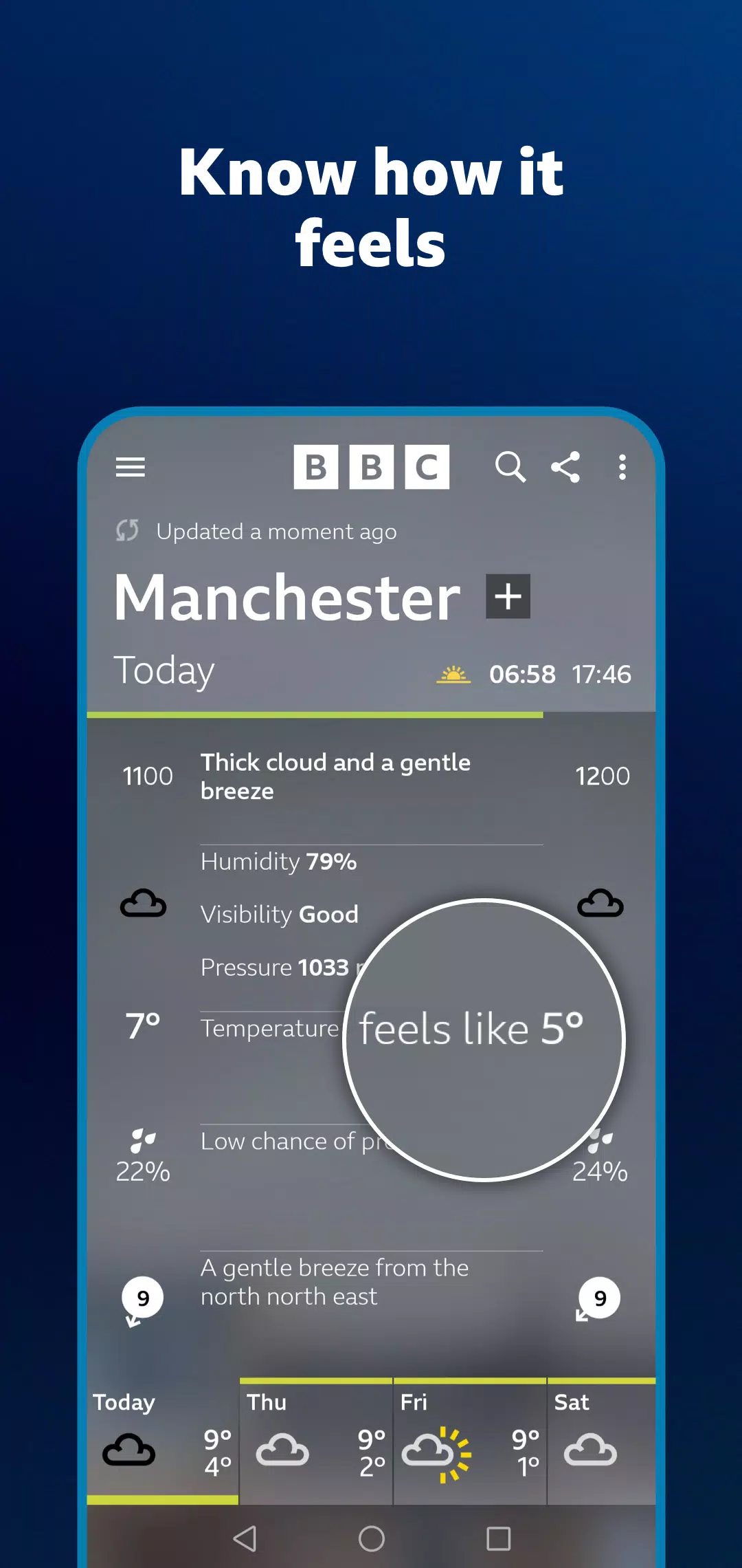 BBC Weather應用截圖第4張