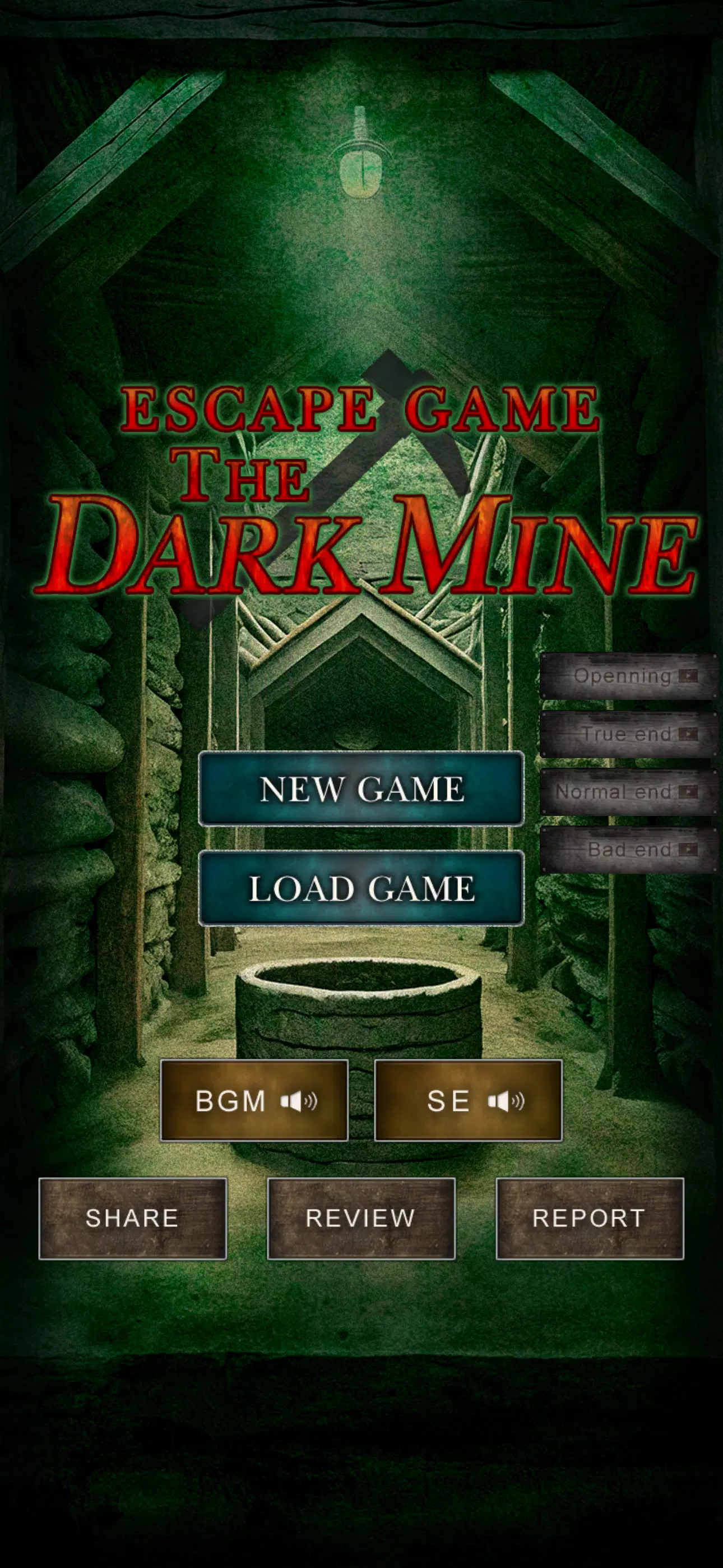 Escape Game THE DARK MINE Screenshot 1
