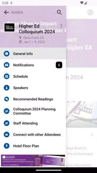College Board Events Screenshot 2