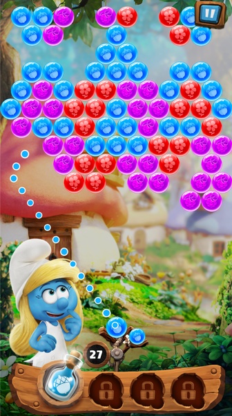 Smurfs Bubble Story Screenshot 1