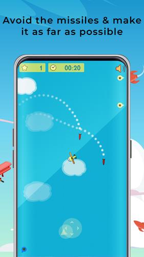 Plane vs Missiles Screenshot 2