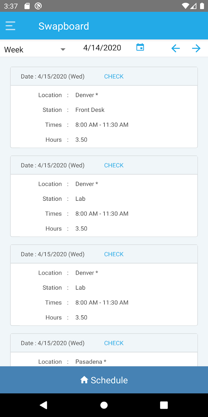 ScheduleSource Teamwork應用截圖第2張