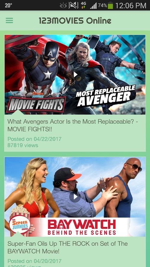 Movies123 online Screenshot 1
