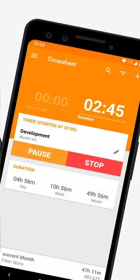 Timesheet - Time Tracker Ekran Görüntüsü 2