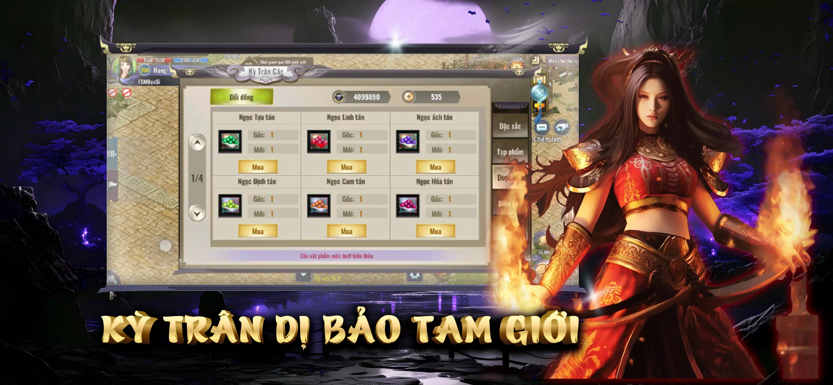 Schermata Tam Giới Phân Tranh Mobile 2