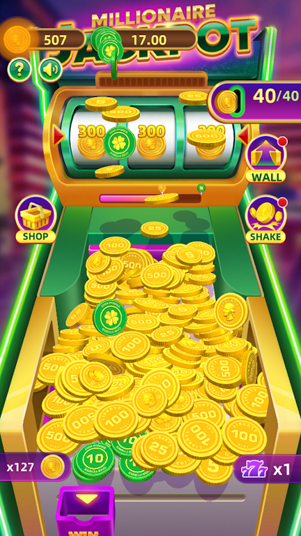 Jackpot Lucky Pusher ဖန်သားပြင်ဓာတ်ပုံ 2