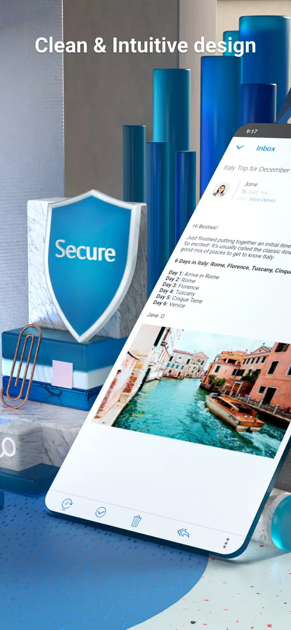 Blue Mail - Email Courriel Capture d’écran 2
