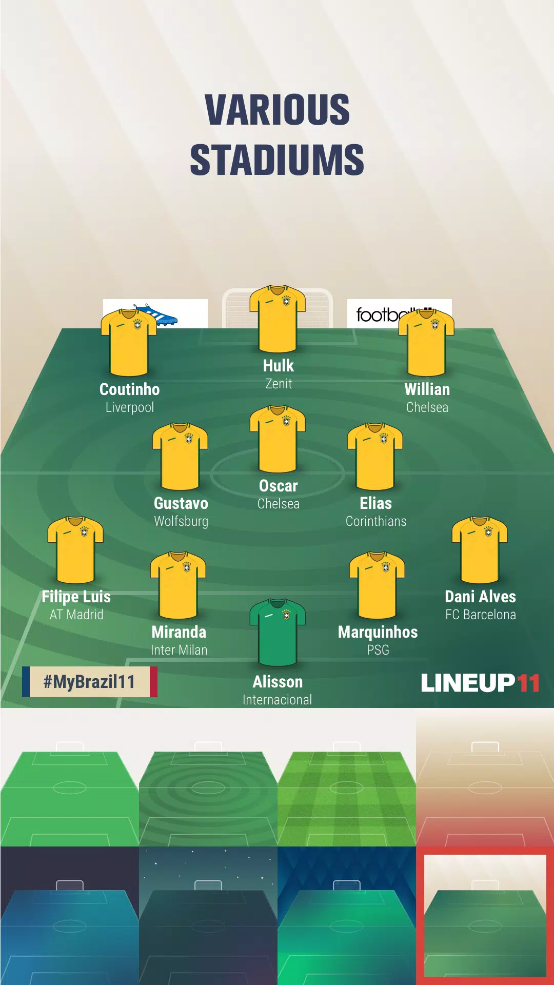 LINEUP11: Football Lineup應用截圖第4張