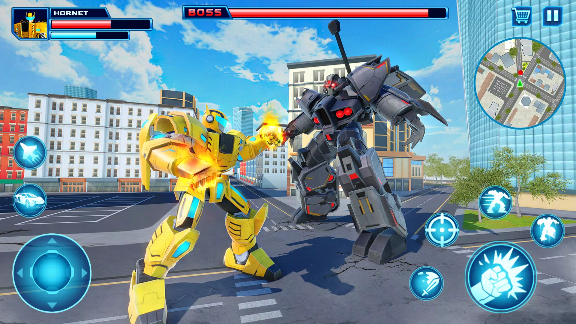 Robot Car Transform Fight Game應用截圖第1張