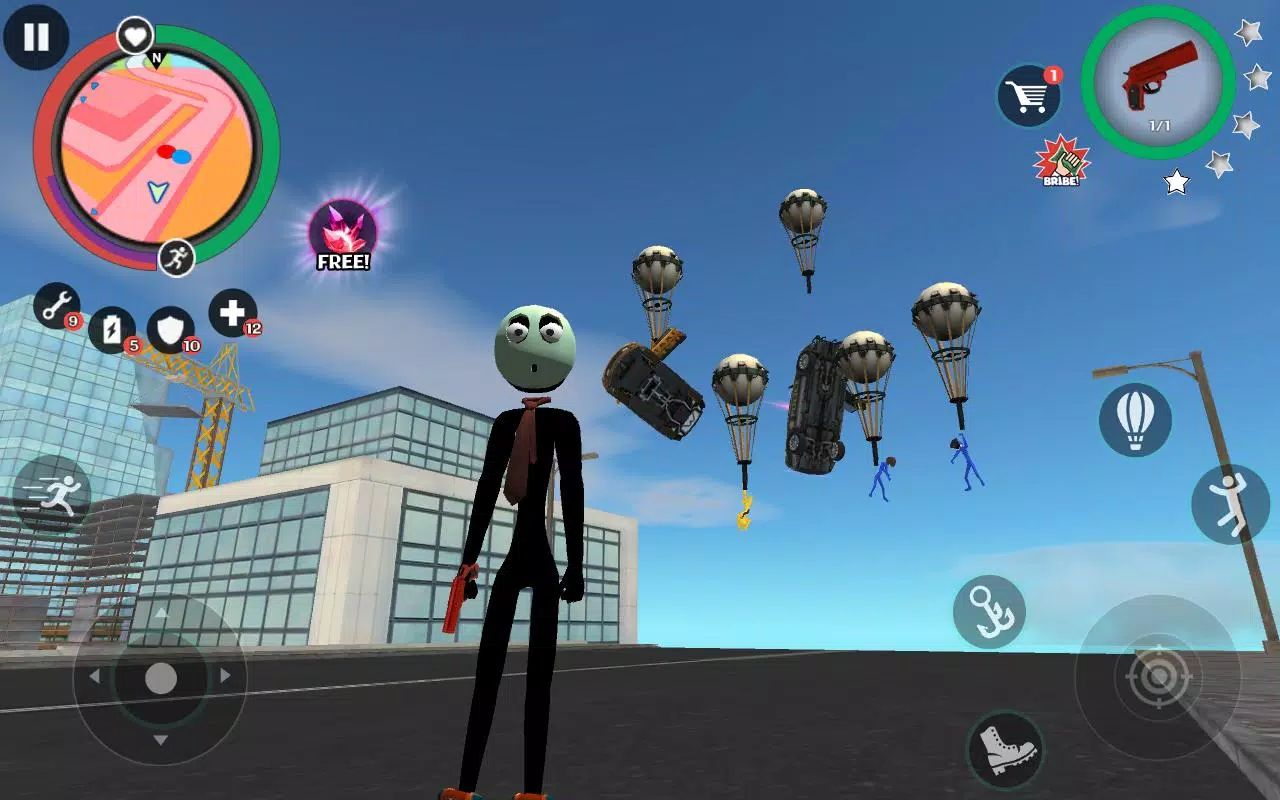 Stick Rope Hero 2 Ekran Görüntüsü 4