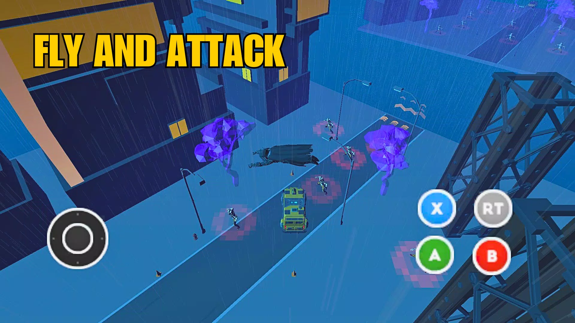 Bat Revenge Hero Crime Fighter应用截图第3张