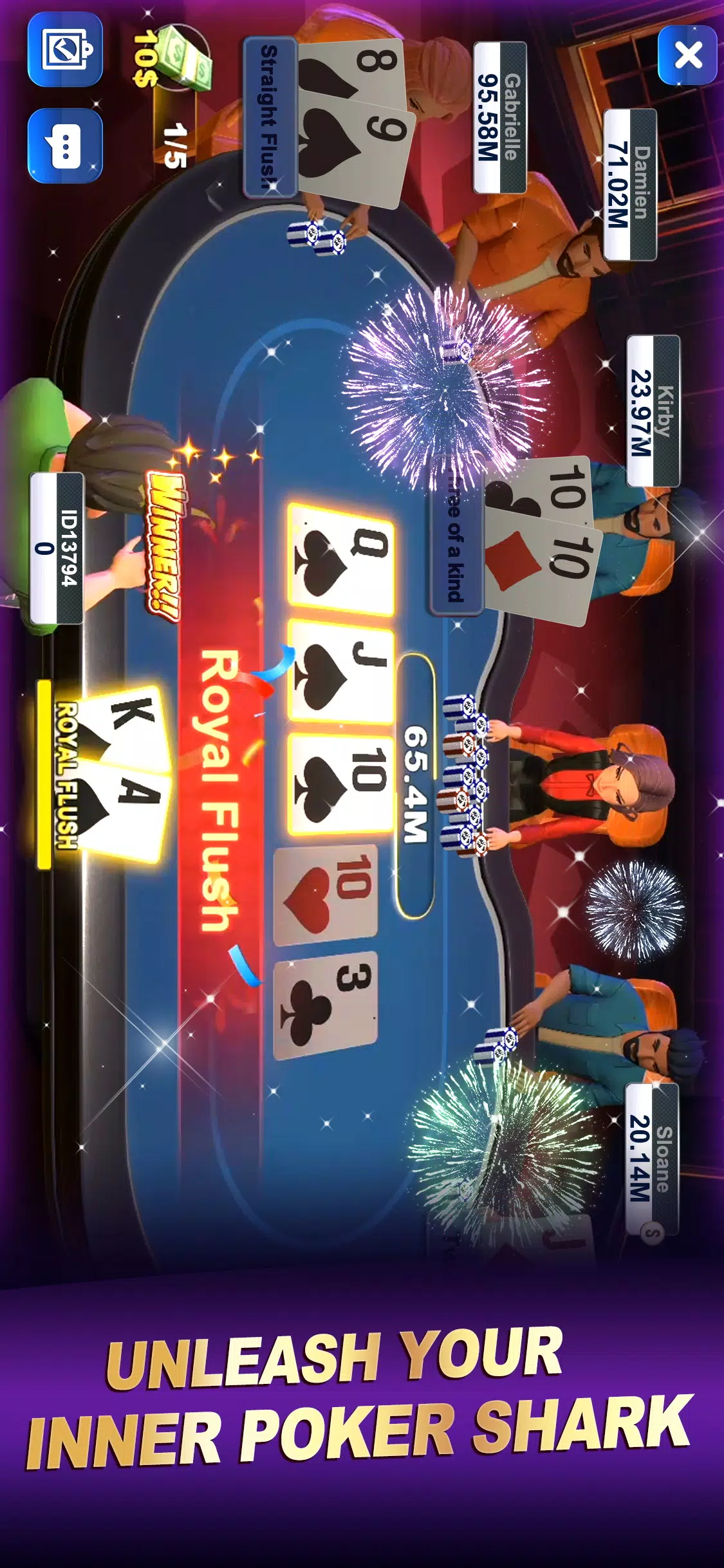 Poker World-Hold’em Frenzy应用截图第2张