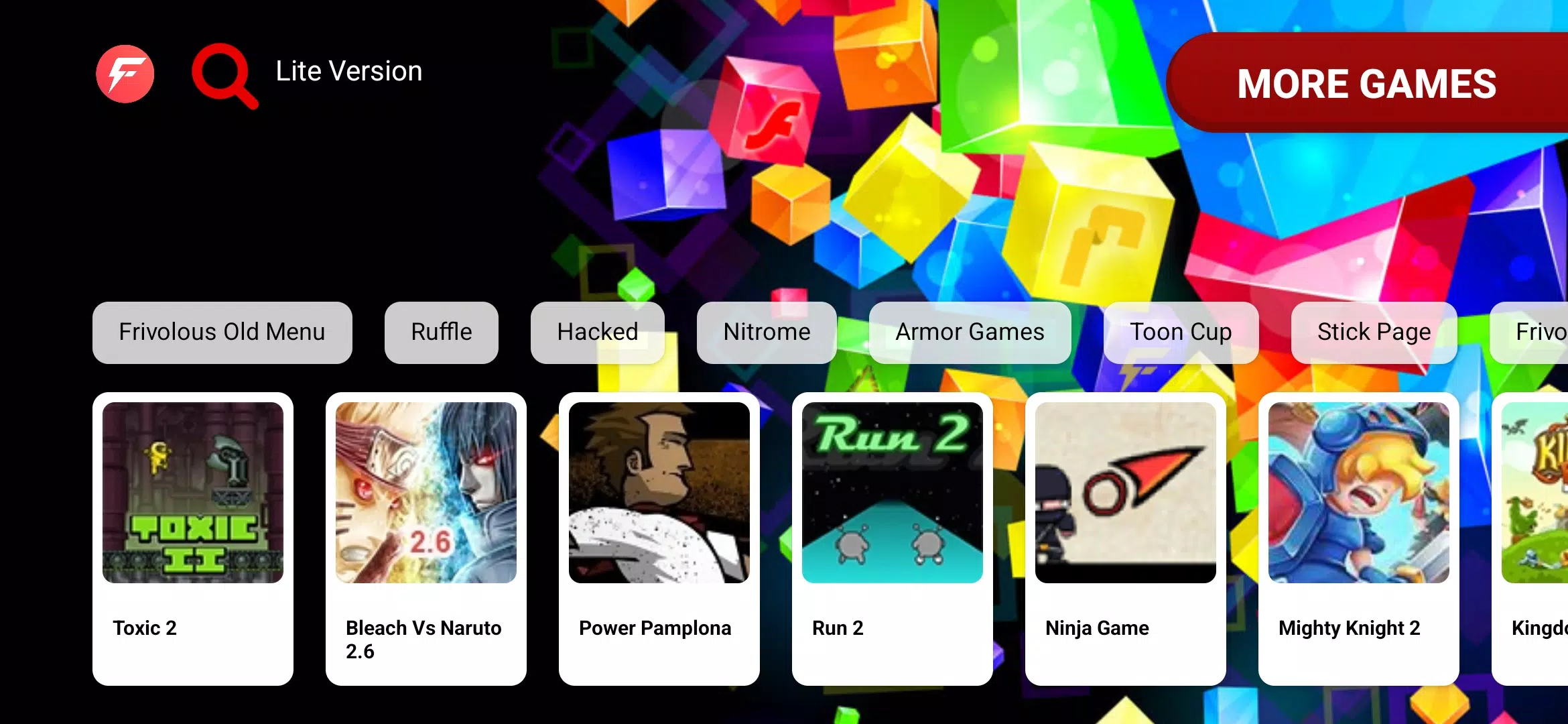 Flash Game Archive Schermafbeelding 3