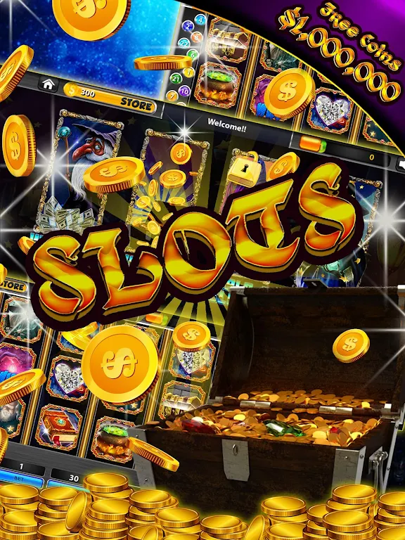 Cash Wizard Slots: Free Tangkapan skrin 1