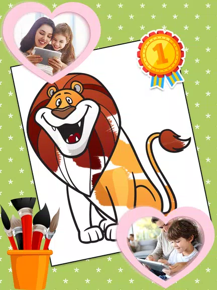 Coloring Games: Color Animals Ảnh chụp màn hình 3