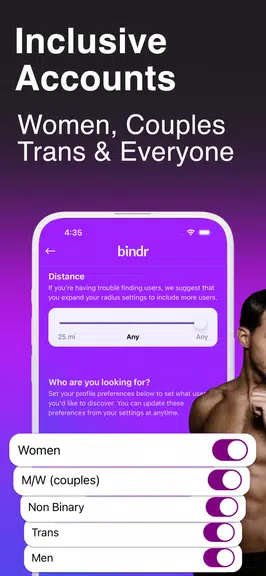 Bindr: Bisexual Dating & Chat ภาพหน้าจอ 3