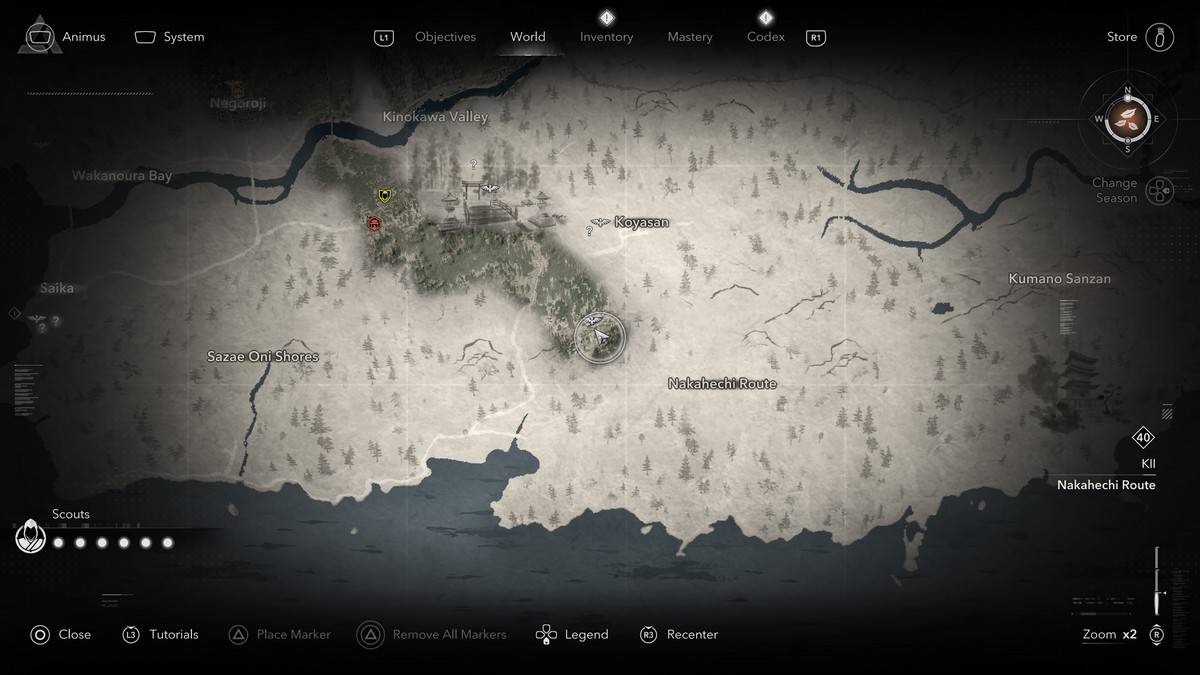 Legendary Sumi-E location in Assassin's Creed Shadows.