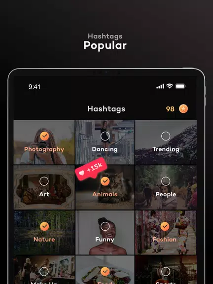 TikPlus for social profiles, likes and fans ภาพหน้าจอ 4