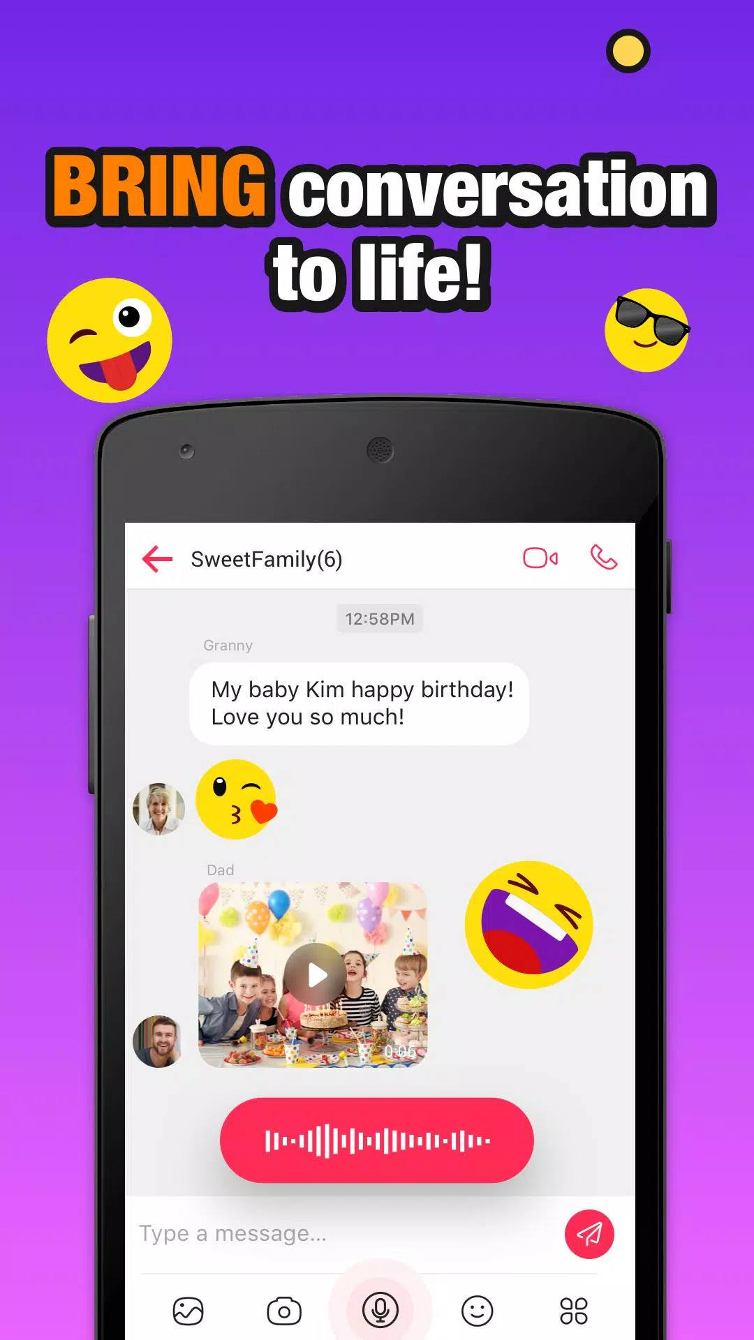 JusTalk Kids - Safe Video Chat and Messenger Screenshot 4