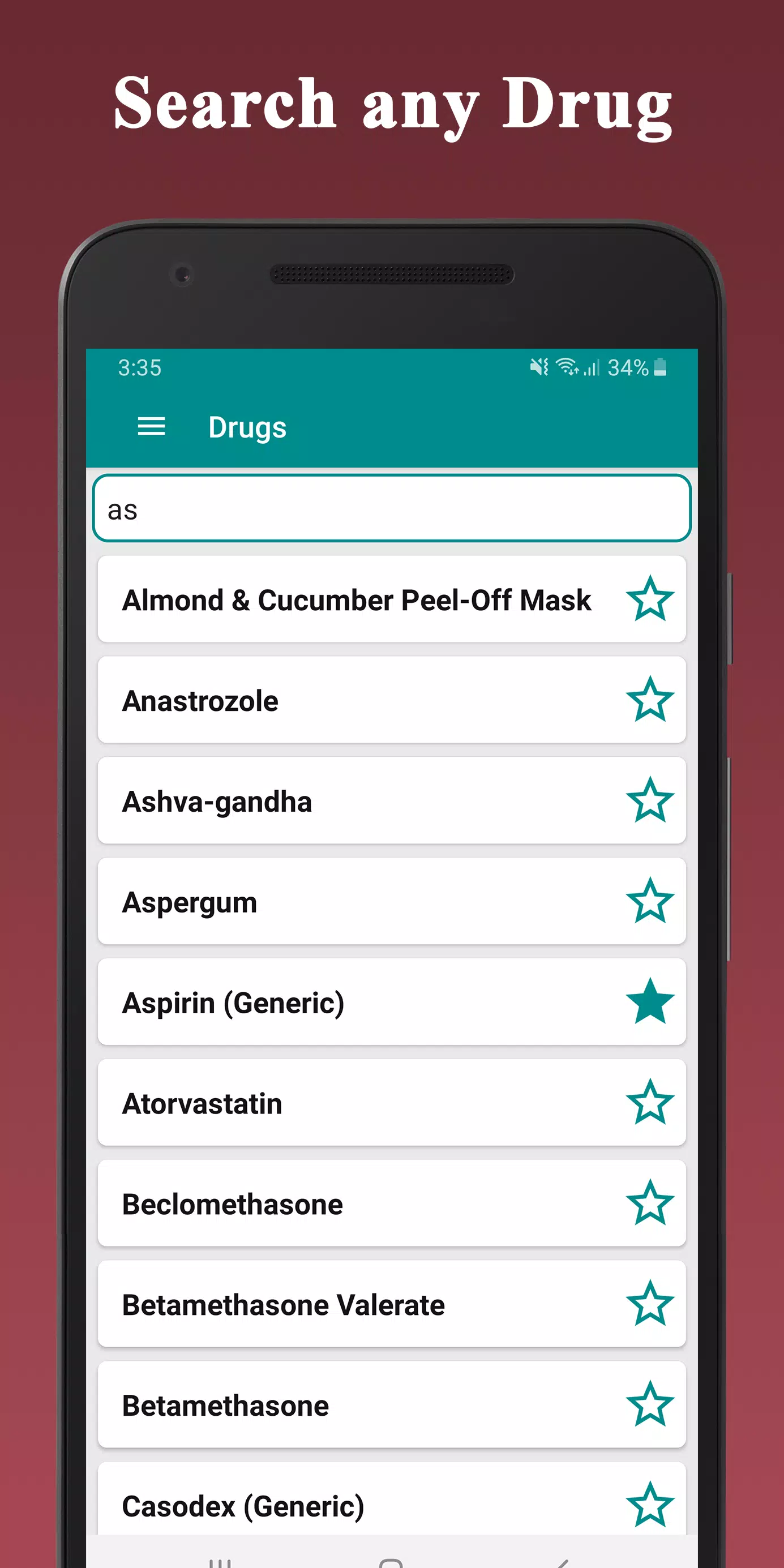 Medical Drugs Dictionary Guide スクリーンショット 2