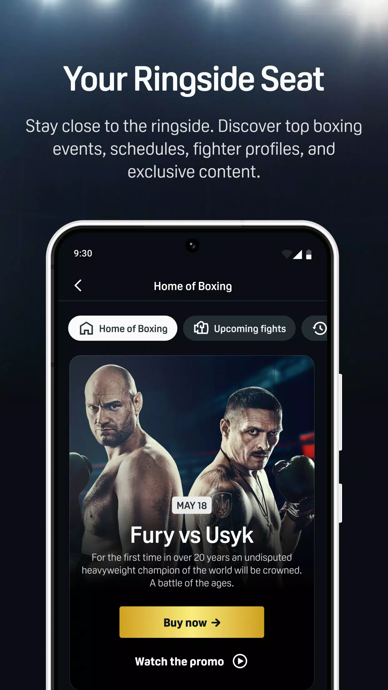 DAZN - Watch Live Sports Screenshot 2