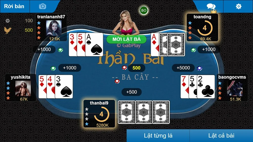 GabPlay Thần bài 스크린샷 2
