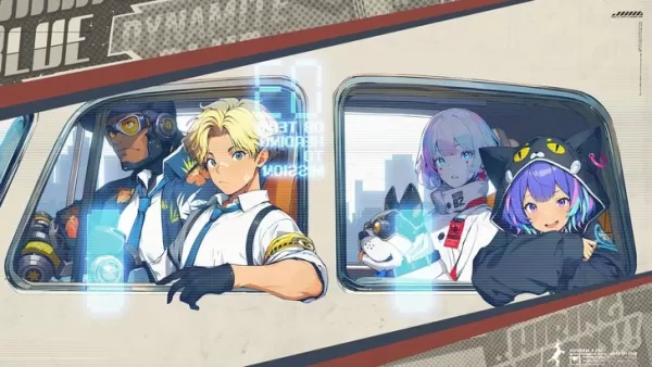 Dynamite Blue Characters In A Van