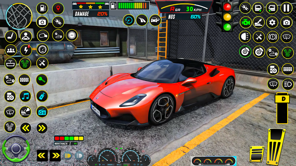 City Car Driving Game 3D 2024 ภาพหน้าจอ 2