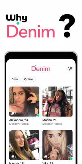Denim - premium dating app Screenshot 1