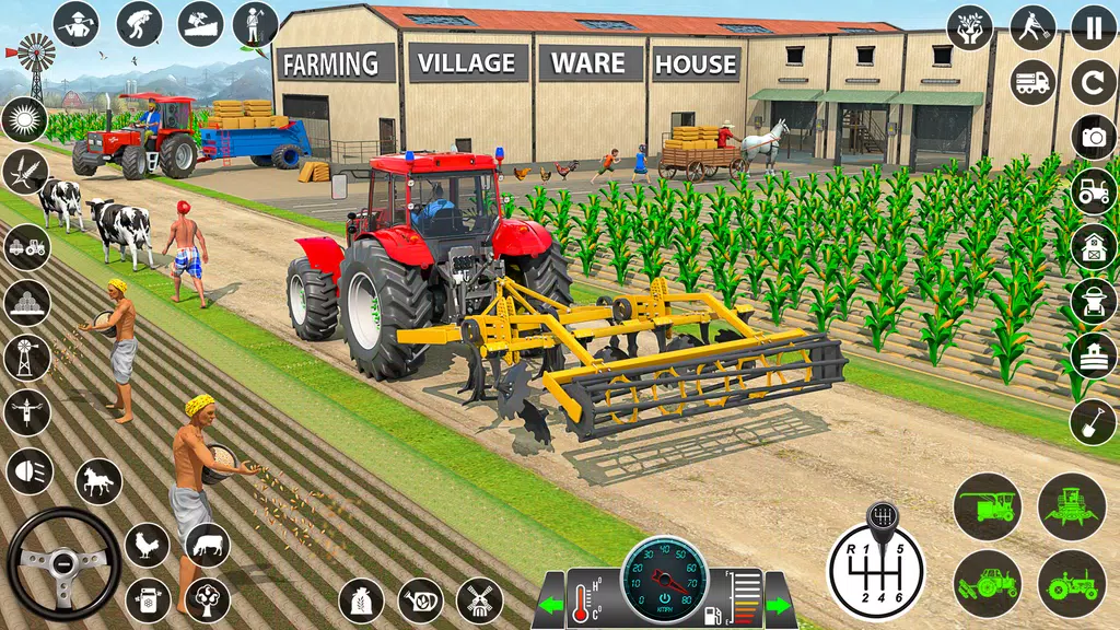 Farming Games: Tractor Driving Скриншот 1