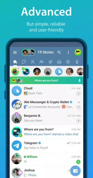 iMe: AI Messenger for Telegram ภาพหน้าจอ 2