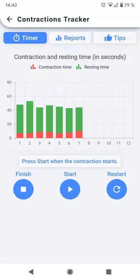 Contractions Tracker應用截圖第1張