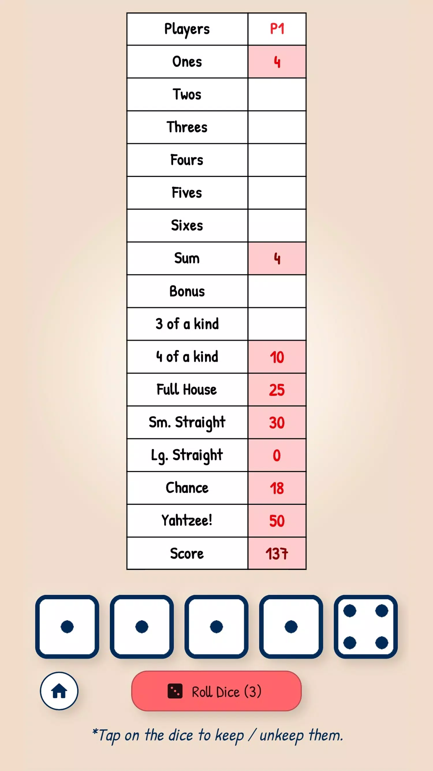 Lucky Dice Screenshot 2