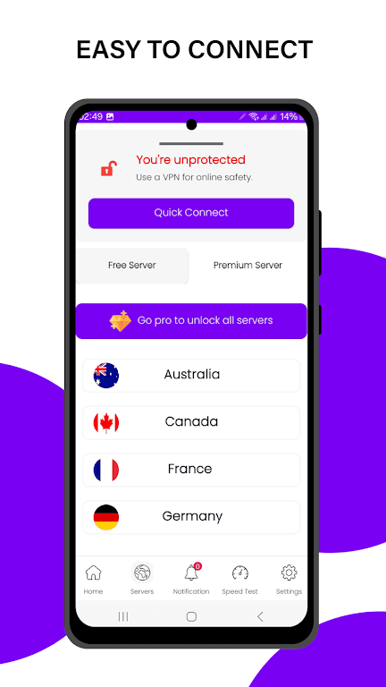 NetProtect VPN - Fast & Secure ภาพหน้าจอ 2