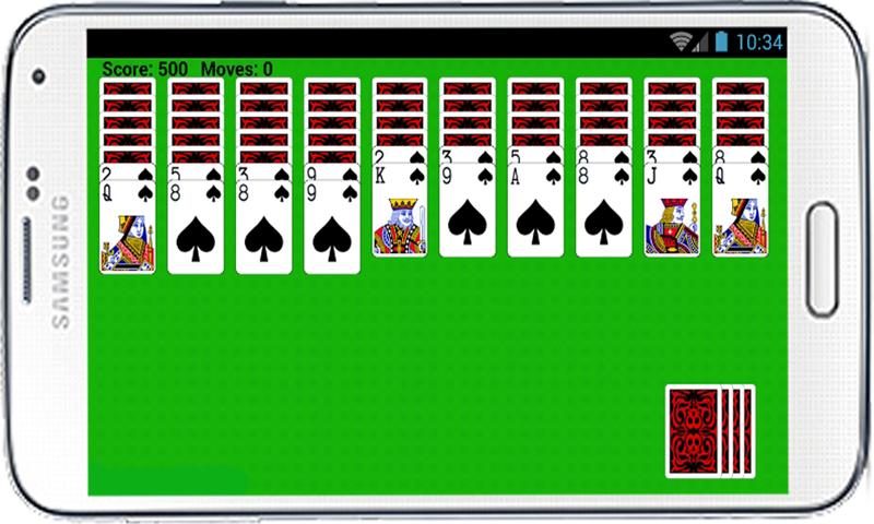 Spider Solitaire Free Game HD スクリーンショット 2