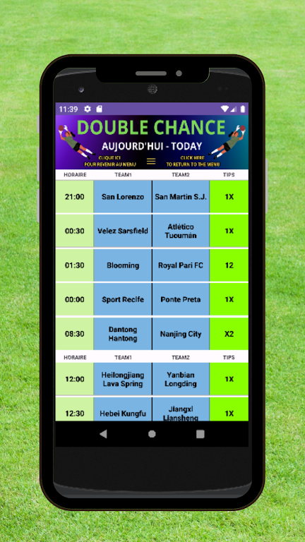 Football Double Chance Captura de pantalla 1