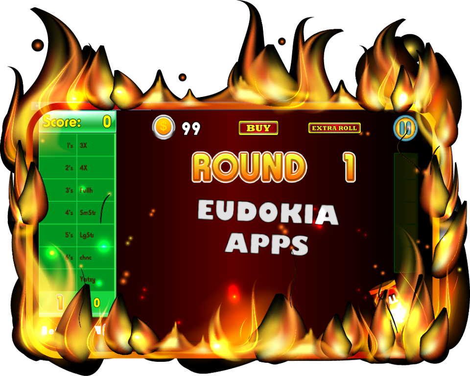 Flaming Yatzy - Ignited Dice Скриншот 2