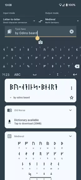 Write in Runic (Runes writer) Screenshot 1
