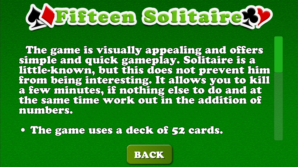 Solitaire Fifteen Screenshot 3