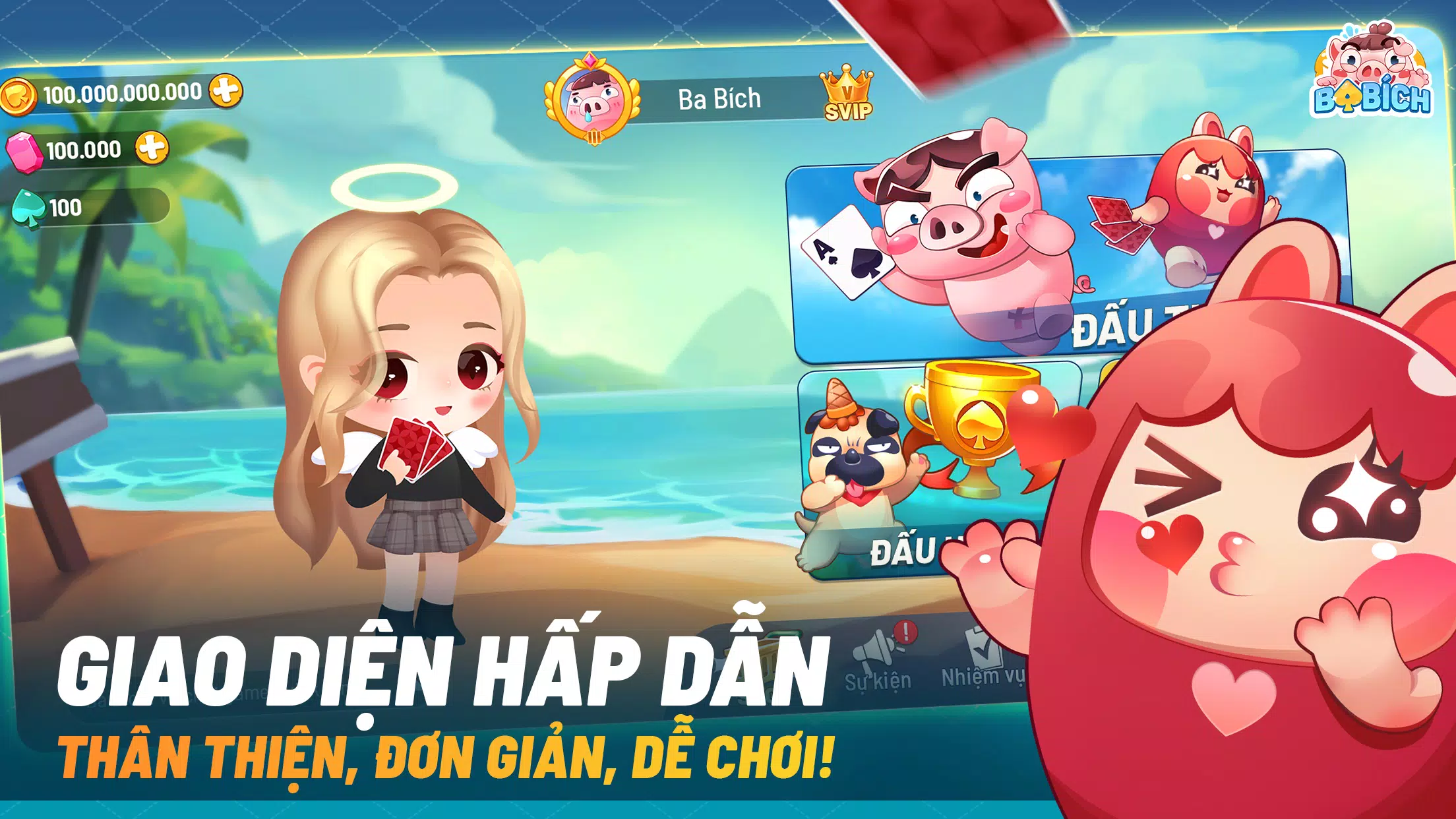 Ba Bich - Tien Len Mien Nam Screenshot 1