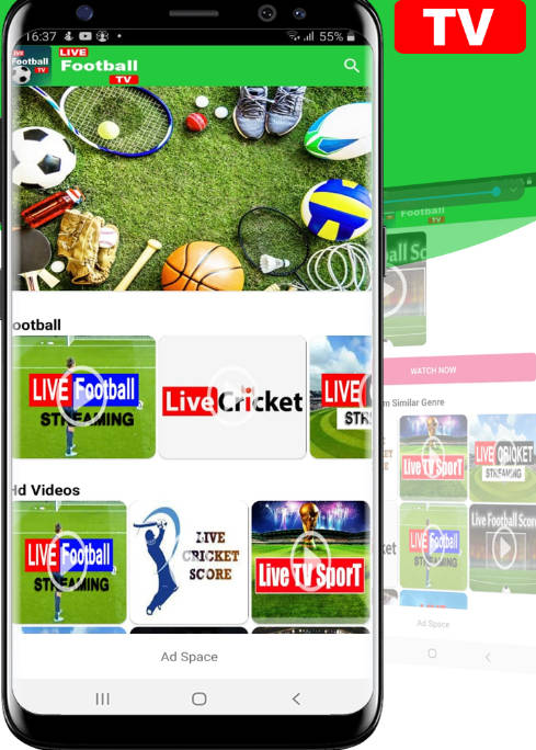 Live Football HD TV ဖန်သားပြင်ဓာတ်ပုံ 1