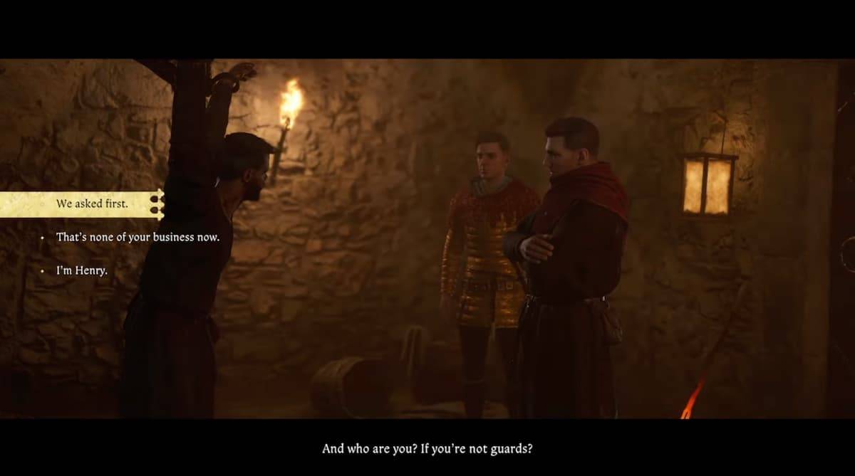 Reino vem: Deliverance 2 Interrogatório de prisioneiros
