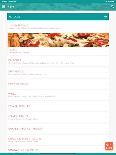 Paramount Pizza Holyoke MA Captura de tela 3
