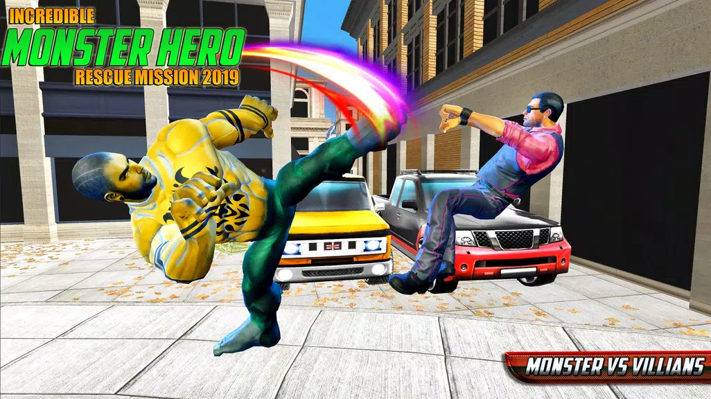Incredible Monster Superhero Crime City 2018 Captura de pantalla 3