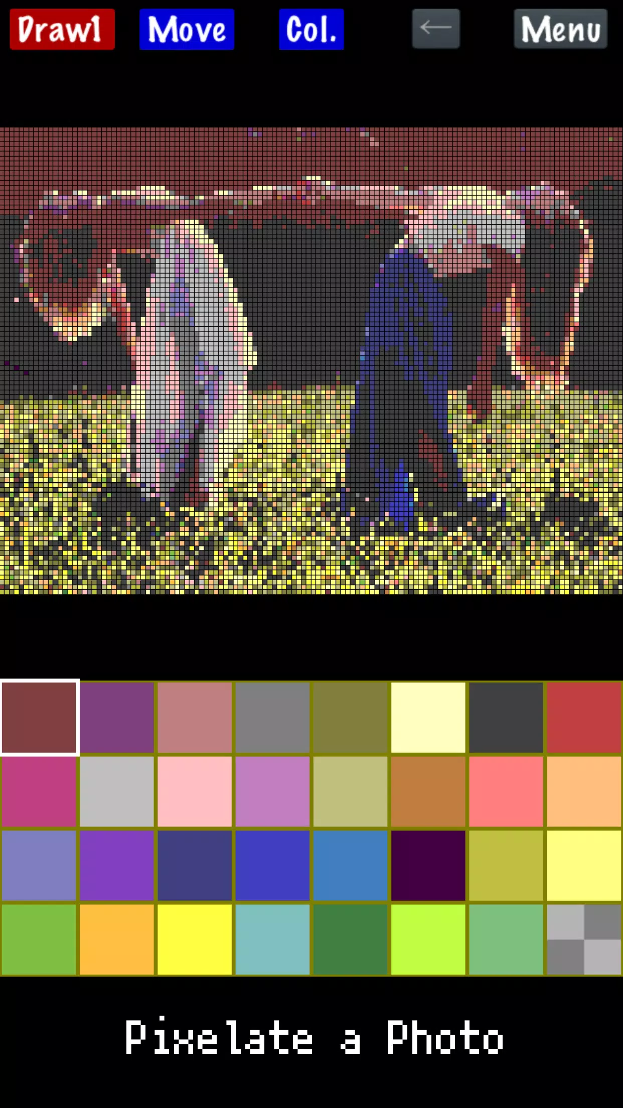 Pixel Art Maker Ảnh chụp màn hình 2