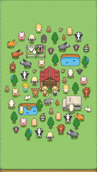 Tiny Pixel Farm - Simple Game Tangkapan skrin 1
