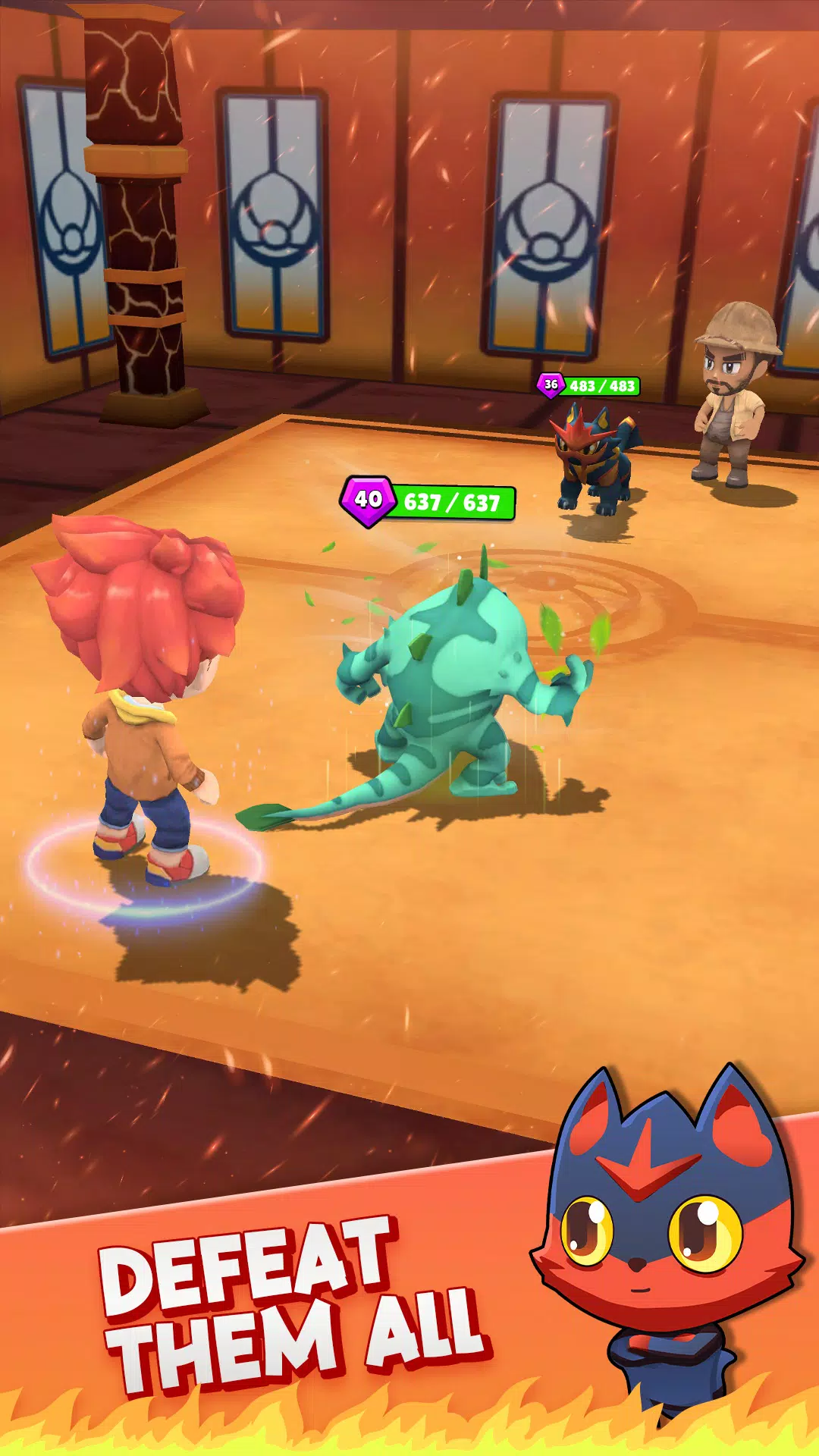 Negamon Lite: Monster Battle ภาพหน้าจอ 4
