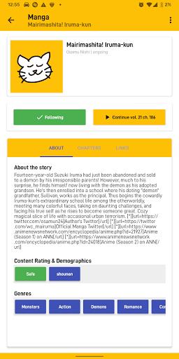 MobileMD - Mangadex client Скриншот 2