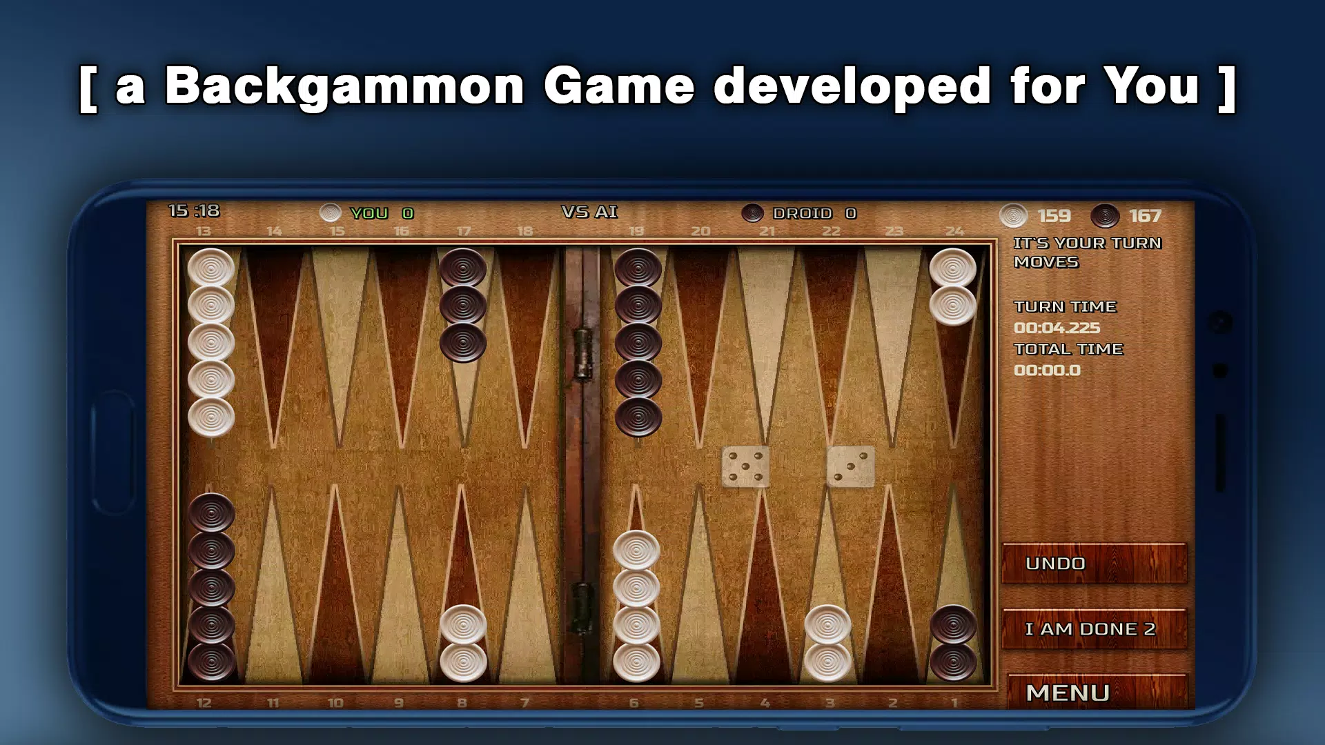 Backgammon - 18 Board Games 스크린샷 1